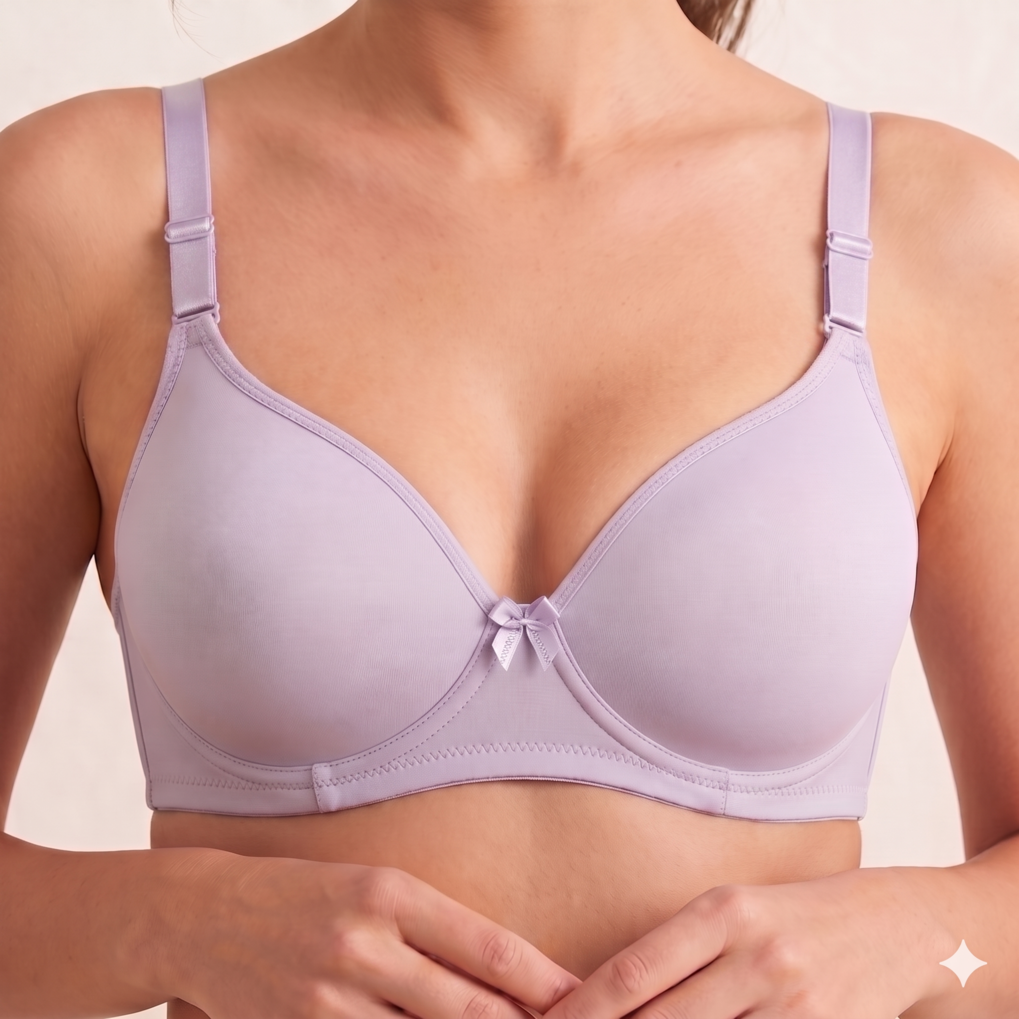 Roshmelle Seamless Padded Contour T-Shirt Bra | Pastel Purple