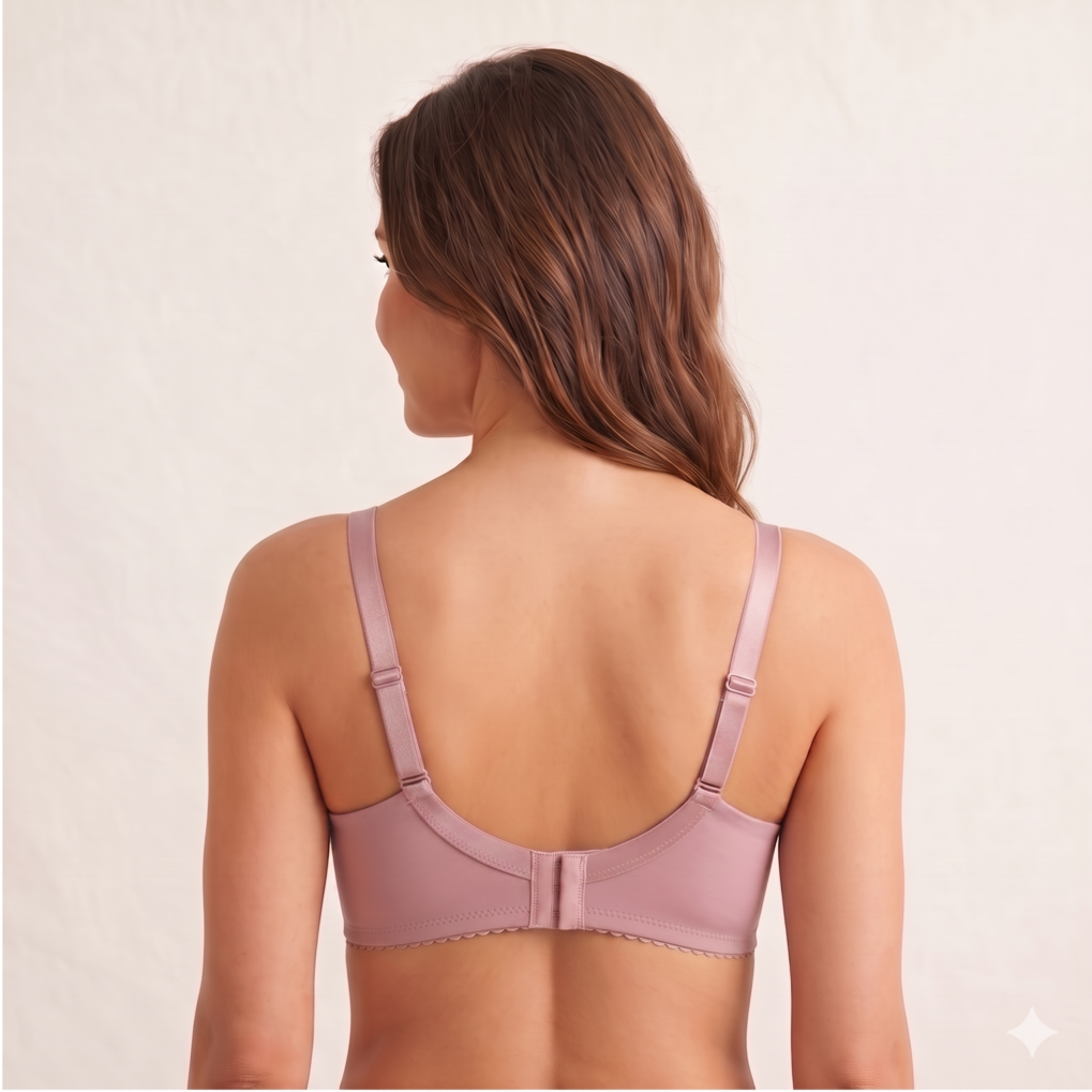 Roshmelle Seamless Padded Contour T-Shirt Bra | Pink