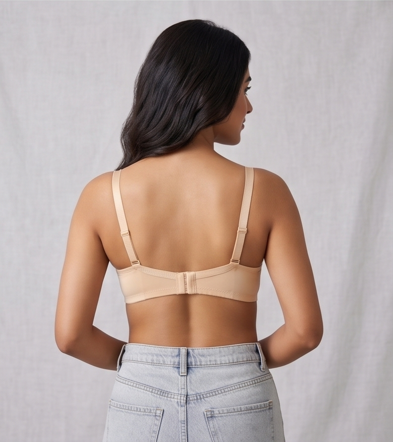 Roshmelle Seamless Padded Contour T-Shirt Bra Smooth Daily Support