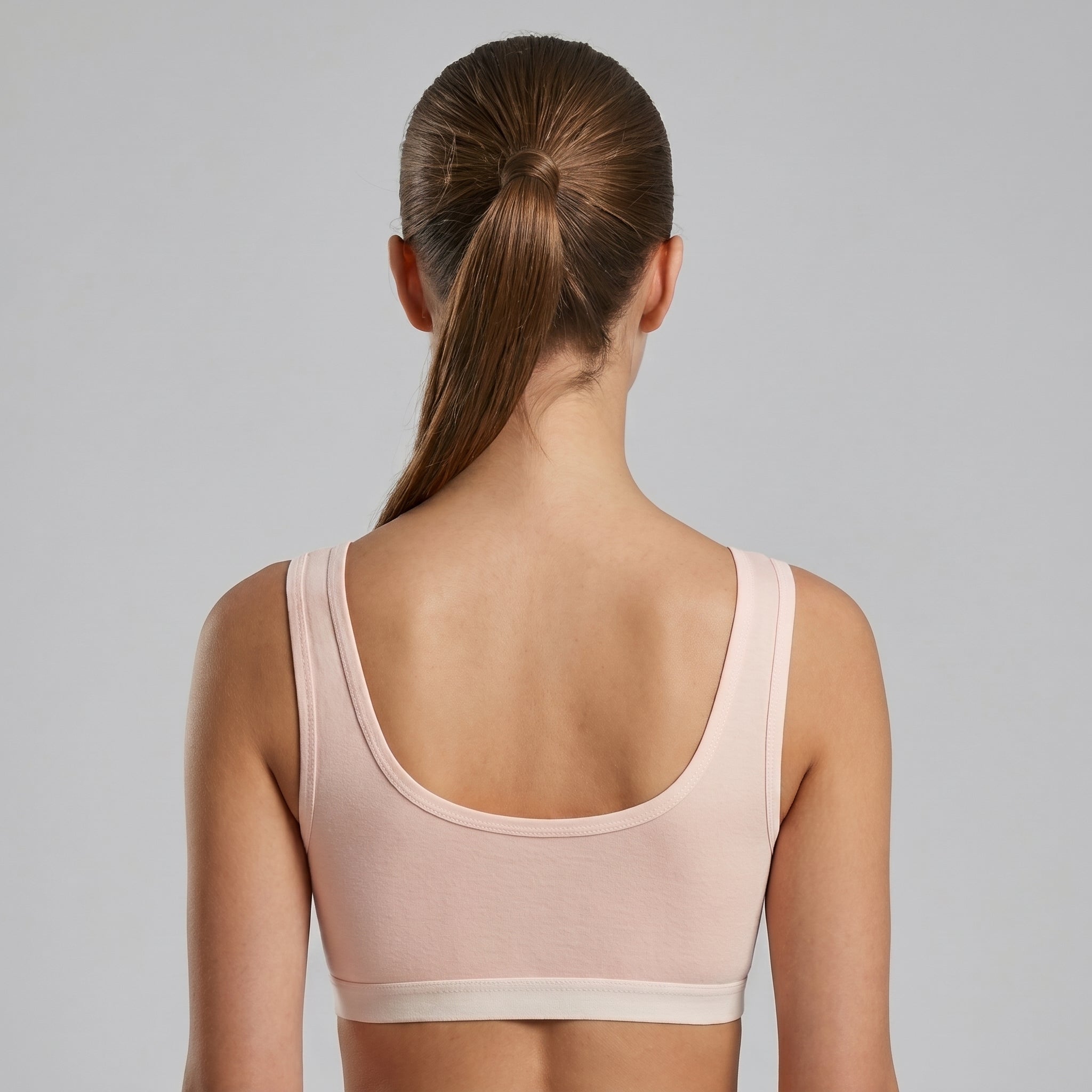 Roshmelle Cute Teen Sports Bra | Peach