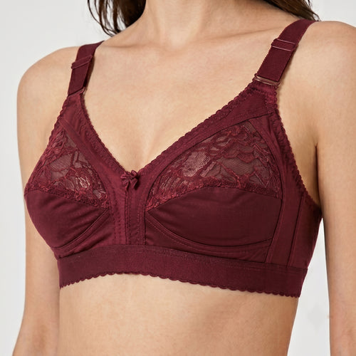 Roshmelle Capri Non Wired Bra | Ruby Red