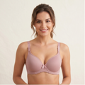 Roshmelle Seamless Padded Contour T-Shirt Bra | Pink